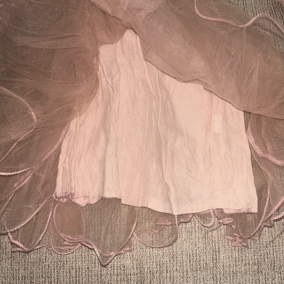 Elegant Pink Floral Kids Dress - Picture 5 of 7